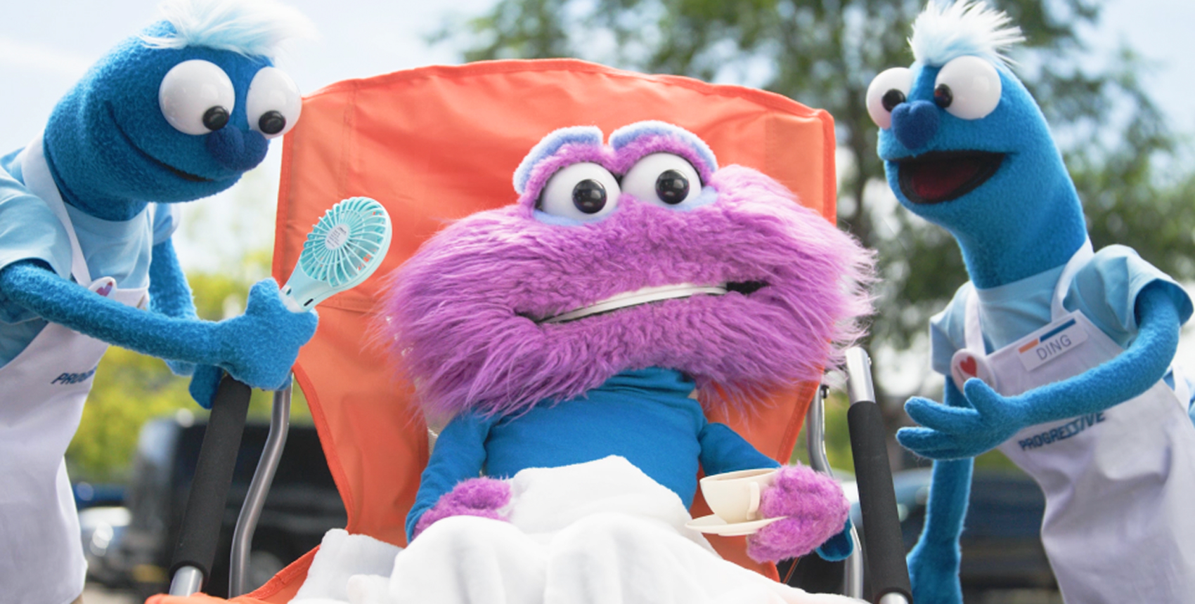 Progressive Puppet Ease Your Worries | ninety6 Progressive's In-House Agency